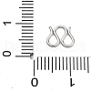 304 Stainless Steel S-Hook Clasps STAS-Z048-06P-02-3
