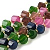 Natural Quartz Dyed Beads Strands G-U023-A02-11-2