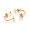 304 Stainless Steel Ear Studs EJEW-P045-14G-2