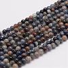 Natural Sodalite Bead Strands G-K153-B46-3mm-1