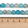 Natural Agate Beads Strands G-J361-01-8mm-6