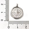 Anti-Tarnish 304 Stainless Steel Pendants STAS-I321-77P-3
