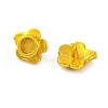 Brass Bead Caps Cabochon Settings KK-G502-15B-G-2