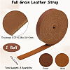 1.6M Flat AB Grade Cowhide Leather Cord AJEW-WH0007-59A-06-2