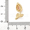 Brass Micro Pave Cubic Zirconia Pendants KK-I276-04G-04B-3