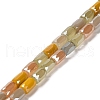 Electroplate Glass Beads Strands EGLA-D030-08F-1