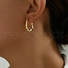 304 Stainless Steel Twisted Hoop Earrings for Women XW8366-1-3