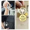 Alloy & 201 Stainless Steel Keychain KEYC-YW00102-01-6