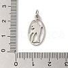 Non-Tarnish 201 Stainless Steel Pendants STAS-E217-40P-3