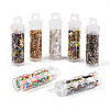 7 Bottles DIY Glass Seed Beads Sets DIY-N006-02F-1