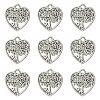 Tibetan Style Alloy Pendants TIBEP-YW0001-67-2