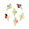 Alloy Enamel Pendants ENAM-B050-10G-1