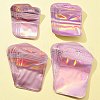 40Pcs 4 Styles Plastic Laser Packaging Yin-yang Zip Lock Bags OPP-FS0001-01-2