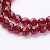 Glass Beads Strands EGLA-J042-6mm-20-2