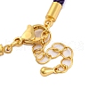 Nylon Cords Bracelet Makings Fit for Connector Charms AJEW-P116-02G-34-3