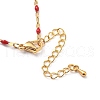 304 Stainless Steel Link Chain Necklaces NJEW-JN03084-06-3