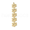 304 Stainless Steel Pendants STAS-E501-01G-05-1