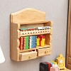 Wood Wall Shelf Miniature Ornaments PW-WGD7621-01-3