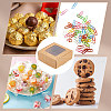 Square Foldable Creative Kraft Paper Box CON-WH0089-20B-6