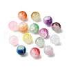 375Pcs 15 Colors Crackle Baking Painted Imitation Jade Glass Beads Sets DGLA-FS0001-06-2