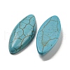 Dyed Synthetic Turquoise Cabochons G-B070-02-2