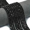 Natural Obsidian Beads Strands G-A260-A22-01-1
