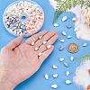   3 Strands 3 Styles Natural Sea Shell Conch Beads Strands SHEL-PH0001-44-3