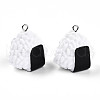 Resin Pendants X-RESI-T028-22-4