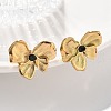 304 Stainless Steel Studs Earrings for Women EJEW-K306-33G-3