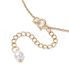 Shell Pearl Round Beads Bracelets & Necklaces Sets for Women SJEW-JS01321-11