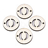 Unfinished Natural Poplar Wood Links Connectors WOOD-S045-140B-01O-1