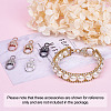 Alloy Rhinestone Lobster Claw Clasps KK-KS0001-11-13