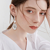 Anti-Tarnish Beebeecraft 3 Pairs Rhodium Plated 925 Sterling Silver Earring Hooks STER-BBC0006-71-5