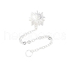 925 Sterling Silver Ends With Chain STER-S010-04B-S-1