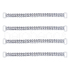 SUPERFINDINGS 4Pcs Alloy Crystal Glass Rhinestone Connector Charms FIND-FH0009-56-1