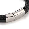 Braided Microfiber Leather Multi-strand Bracelets BJEW-B096-02B-3