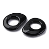 Natural Black Obsidian Linking Rings G-U024-01-2