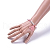 Handmade Polymer Clay Heishi Beads Stretch Bracelets BJEW-JB05086-01-4