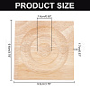 Wood Jewelry Display Tray Rack Organizer AJEW-WH0329-08D-2