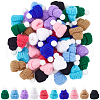 CRASPIRE 50Pcs 10 Colors Polyester Doll Woolen Hat DOLL-CP0001-01-1
