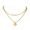 304 Stainless Steel Paperclip Chain Necklaces NJEW-JN04731-1