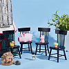 Mini Wood Chairs AJEW-WH0041-76C-10