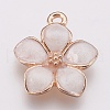 Zinc Alloy Enamel Pendants X-PALLOY-I124-10G-B-1