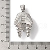 Non-Tarnish 304 Stainless Steel Pendants STAS-Z075-24P-3