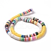 Handmade Polymer Clay Bead Strands CLAY-C003-04J-3