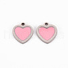 304 Stainless Steel Enamel Charms STAS-Q242-041B-1