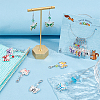 Butterfly Stitch Markers HJEW-AB00261-4