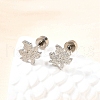 304 Stainless Steel Stud Earrings EJEW-H161-01P-H-2