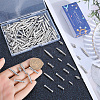 SUNNYCLUE 150Pcs 5 Styles Tibetan Style Alloy Beads FIND-SC0010-57AS-3