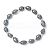 Natural Cultured Freshwater Pearl Beads Stretch Bracelets for Women BJEW-JB11997-2